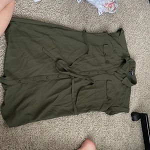 Olive Green Express Dress
